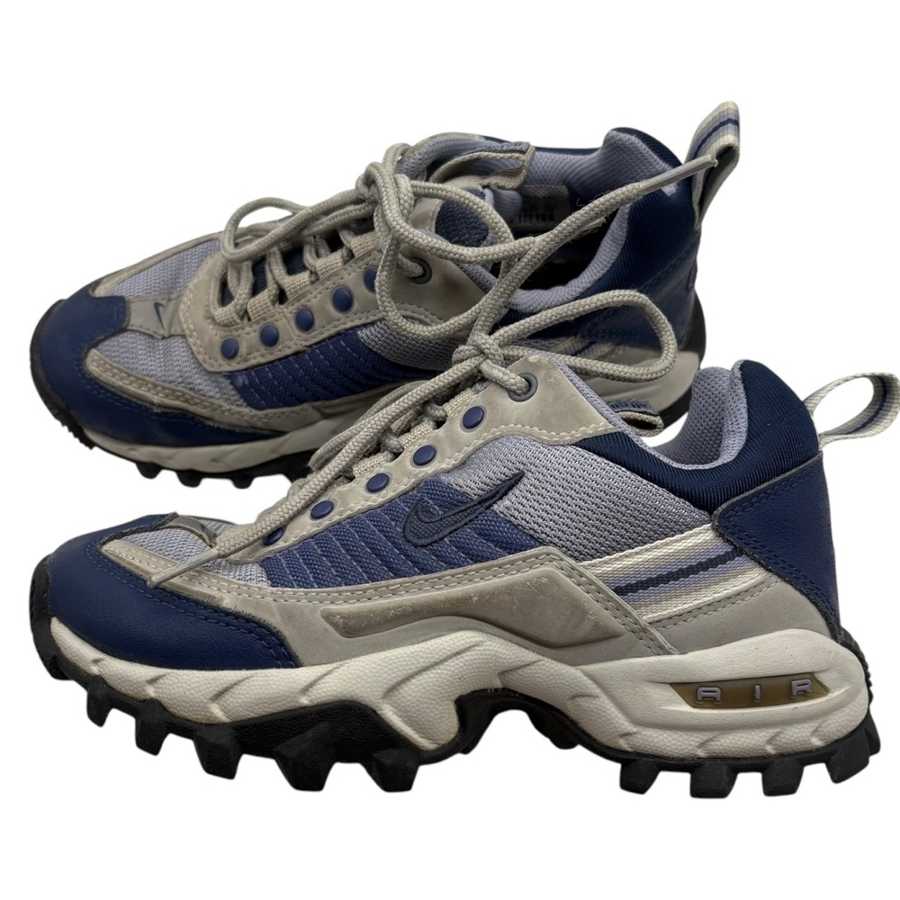 Nike ACG air sneakers shoes Blue Gray chunky Stompers women’s 5.5 hiking vintage